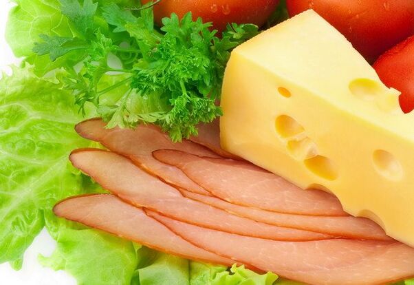 Τυρί, κρέας και λαχανικά για τη δίαιτα Dukan